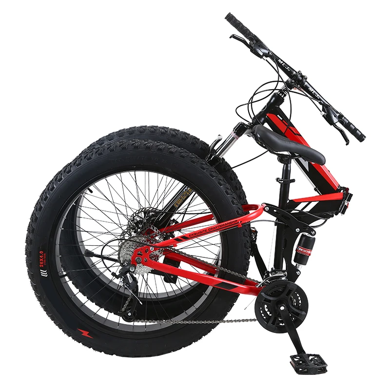 Wholesale Mountain bike variable speed folding shock absorption mountain bike Disc Brake Student Mountain Bike