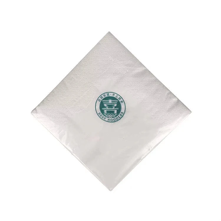 Wholesale Soft Pack Airlaid Dinner Paper Napkin Serviettes With Custom Print Logo For Restaurant