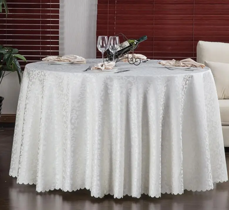 Round Sequin Embroidered Rolls Table Cloth Wholesale Light Seamless Handmade Square Modern Festival Decoration Printed 10pcs SHG
