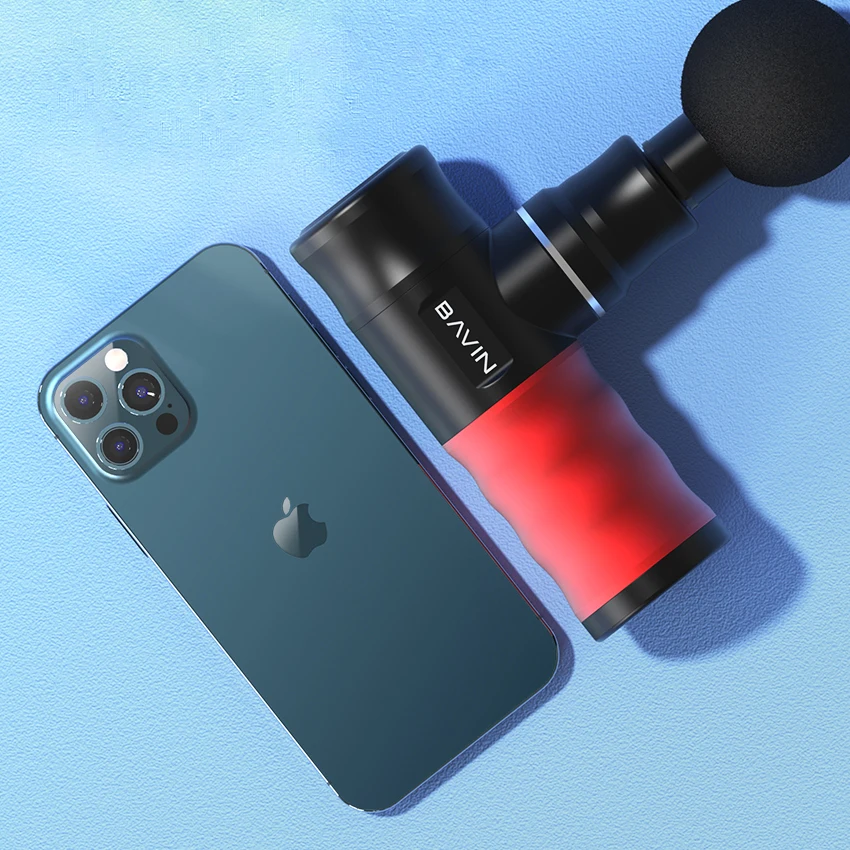 BAVIN 2022 New Arrival MA-01 12V 70W 2600mah Massage Gun Fascia Muscle Vibration Massage Gun for Massager