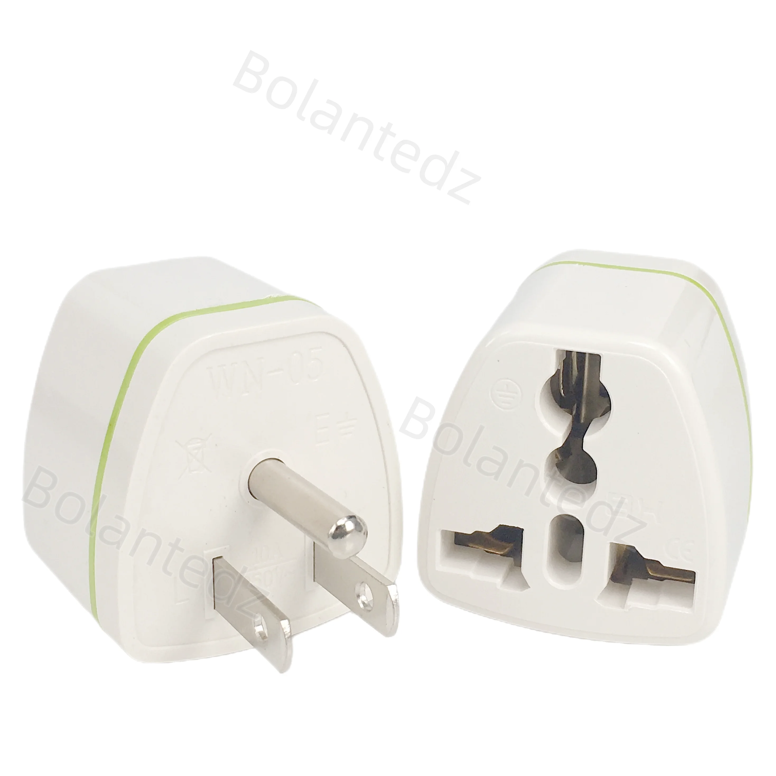 Pure copper Tourism conversion plug America Plug Adapter Power Converter, USA Travel Plug Outlet Adaptor USA to Universal Socket