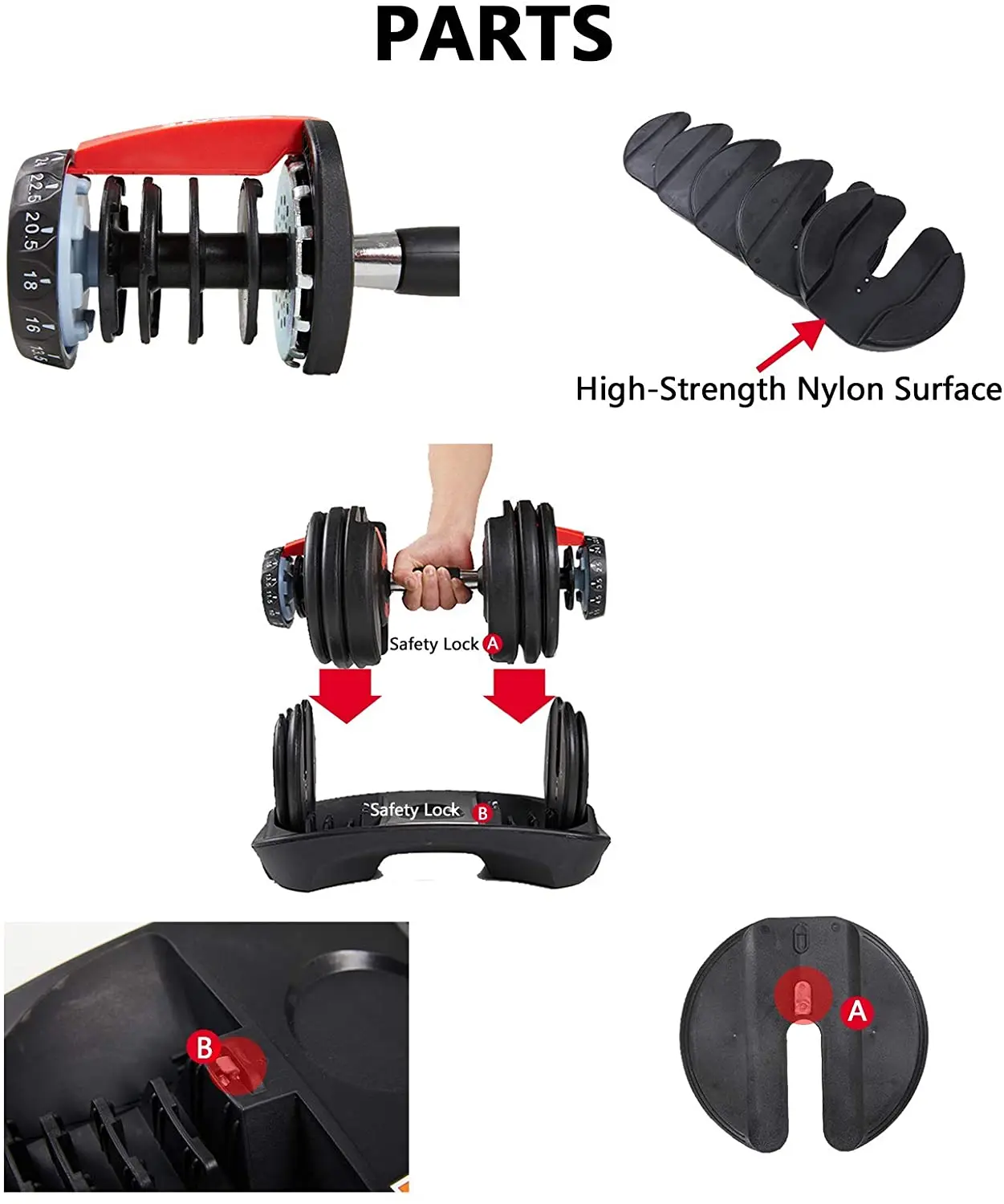 Тренажер для тренажерного зала, гимнастический комплект гантелей, тренировочное оборудование, тренировочный тренажер, интенсивный сердечник, регулируемый набор гантелей