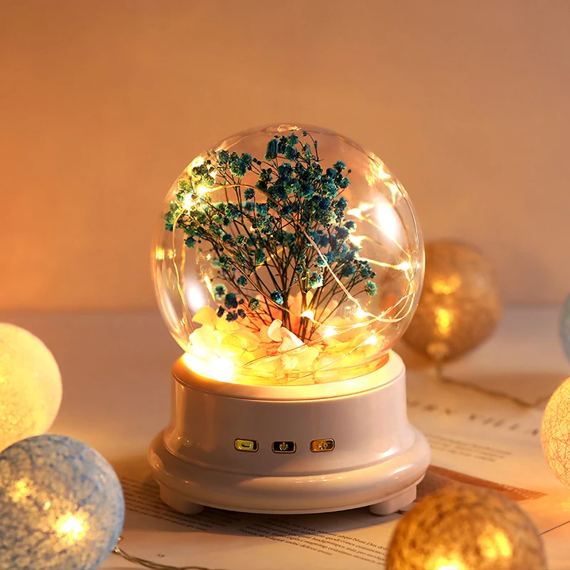 Лидер продаж Amazon 2021, креативный подарок, светодиодная музыкальная шкатулка в форме лампы