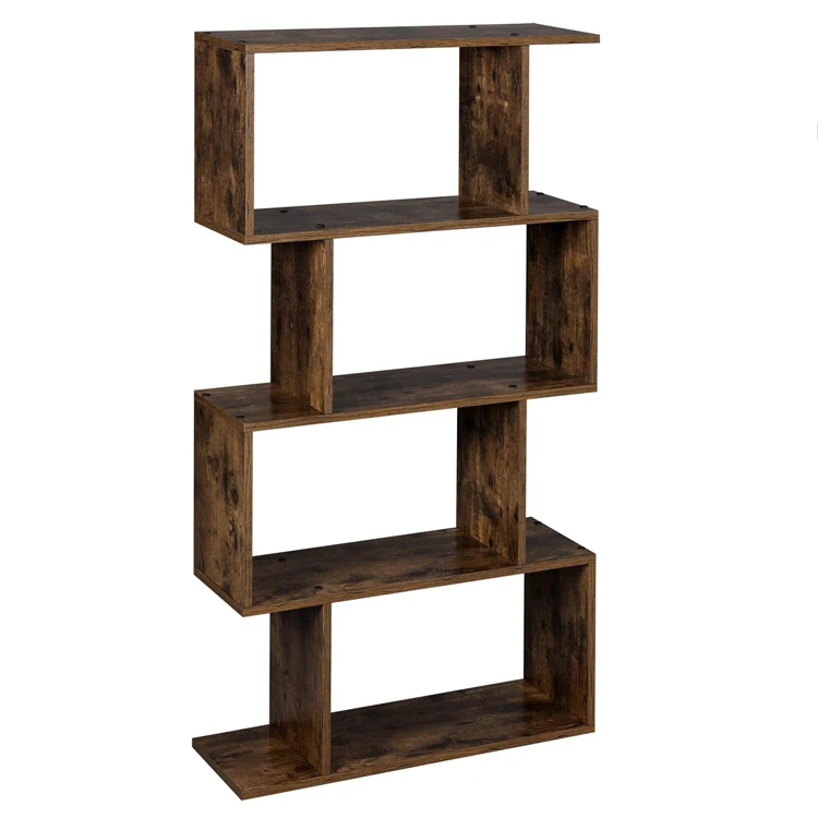 Vintage European Style Wooden Public Library House Shelf Wall Bookcases & Bookshelves For Sale