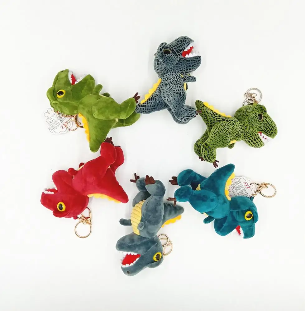 Animated stuffed toy dinosaur colorful wholesale dinosaur plush toy soft animal dinosaur plush