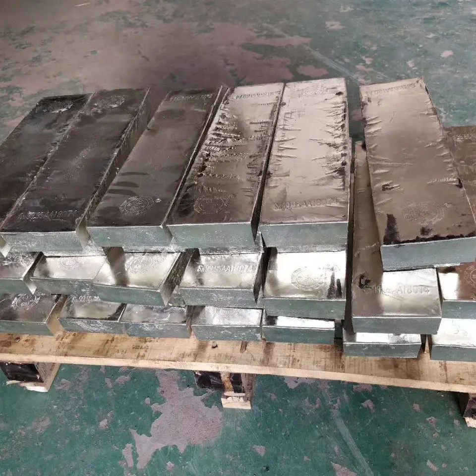 Factory Supply Tin Ingot 99.9% 99.95%, Tin Ingots Price