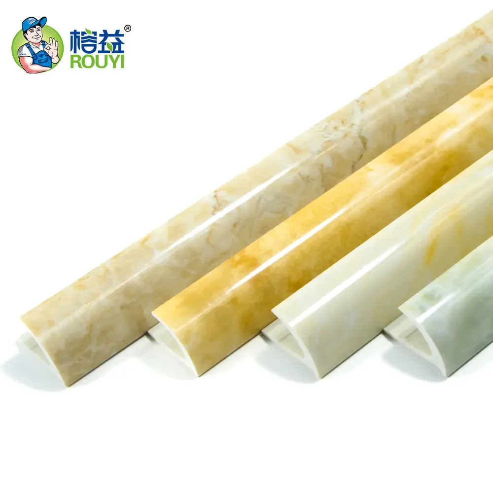 Wholesale High Quality Plastic Ceram Wall Tile Trim Wall Decorations Swim Pool Tile Edge Trim PVC Tile Trim