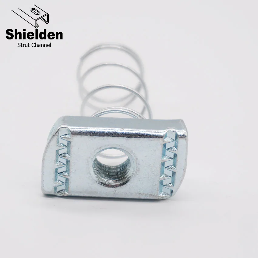 unistrut 3 8 3/8 spring nuts 1 4 1/4 channel nut with spring 5 8 1 2 1/2 long spring channel nut fastenal