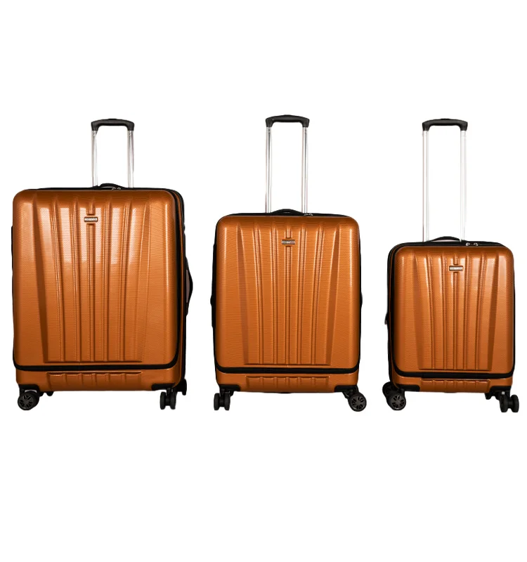 Functional hardside 100% PC polycarbonate large trunk luggage
