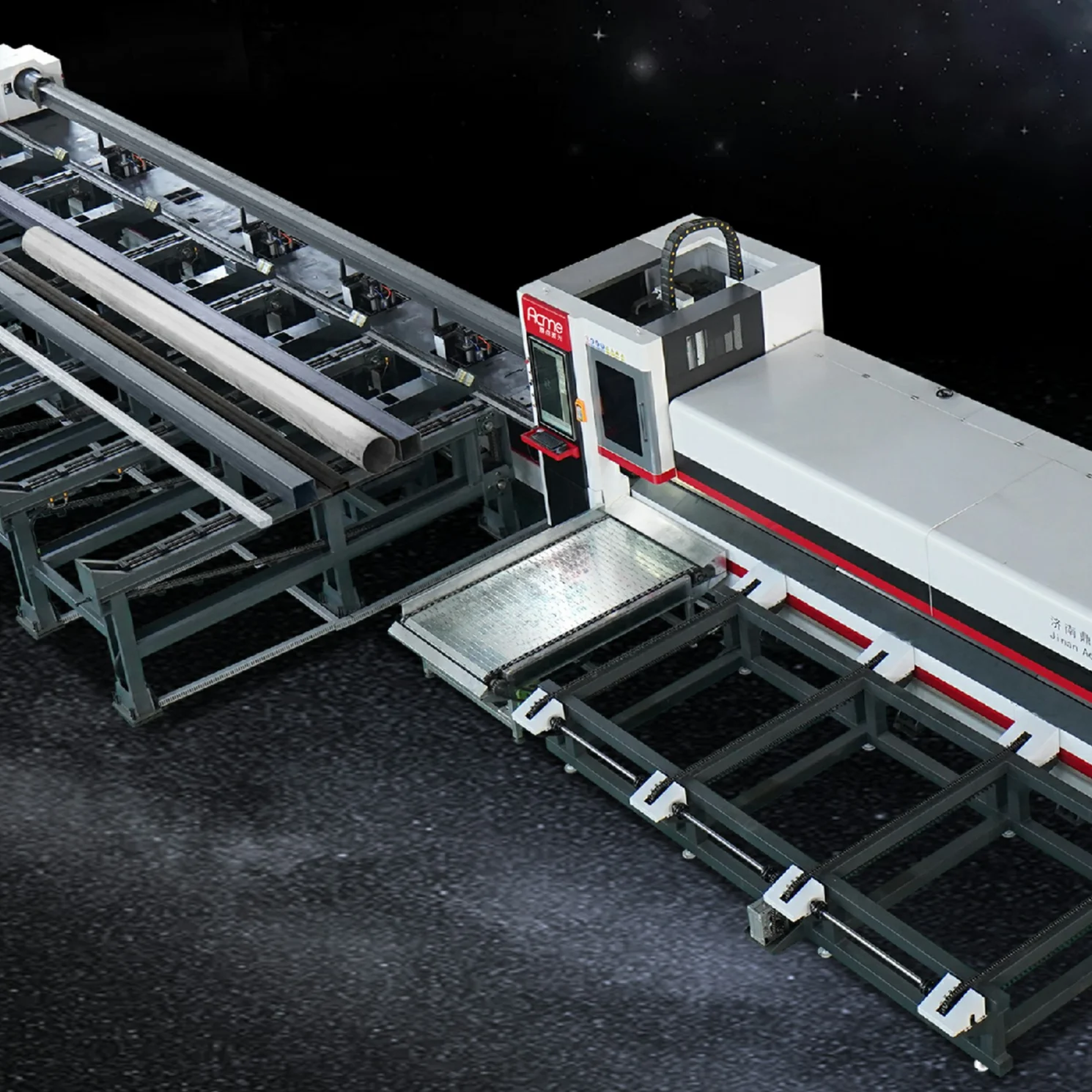 2021 New Technique Automatic H Beam Profile/ Angle Steel /Channel Steel Tube Pipe Fiber Laser Cutting Machine 2000w