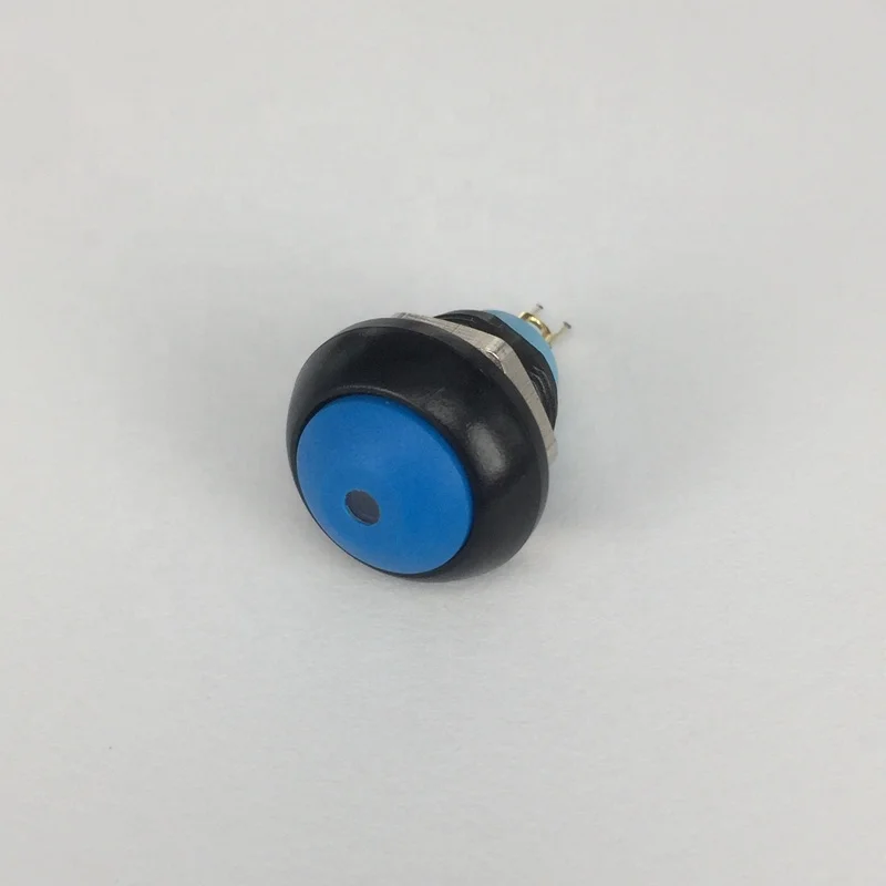 CMP Rohs 2A Waterproof IP65 Momentary Light Push Button Switch with LED Light Source Max. Voltage 36V Plastic Material