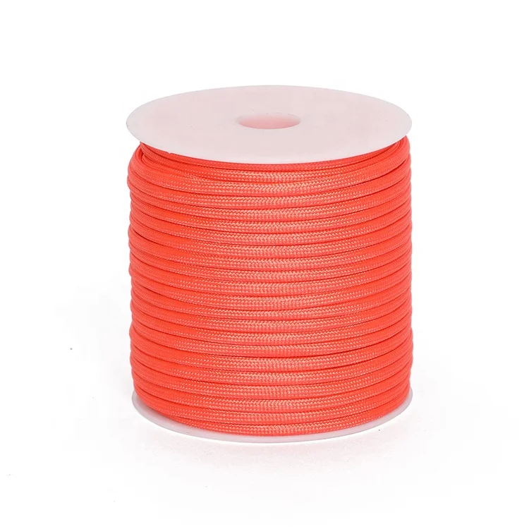 High quality climbing camping and mountaineering safety colored monochrome paracord ropes