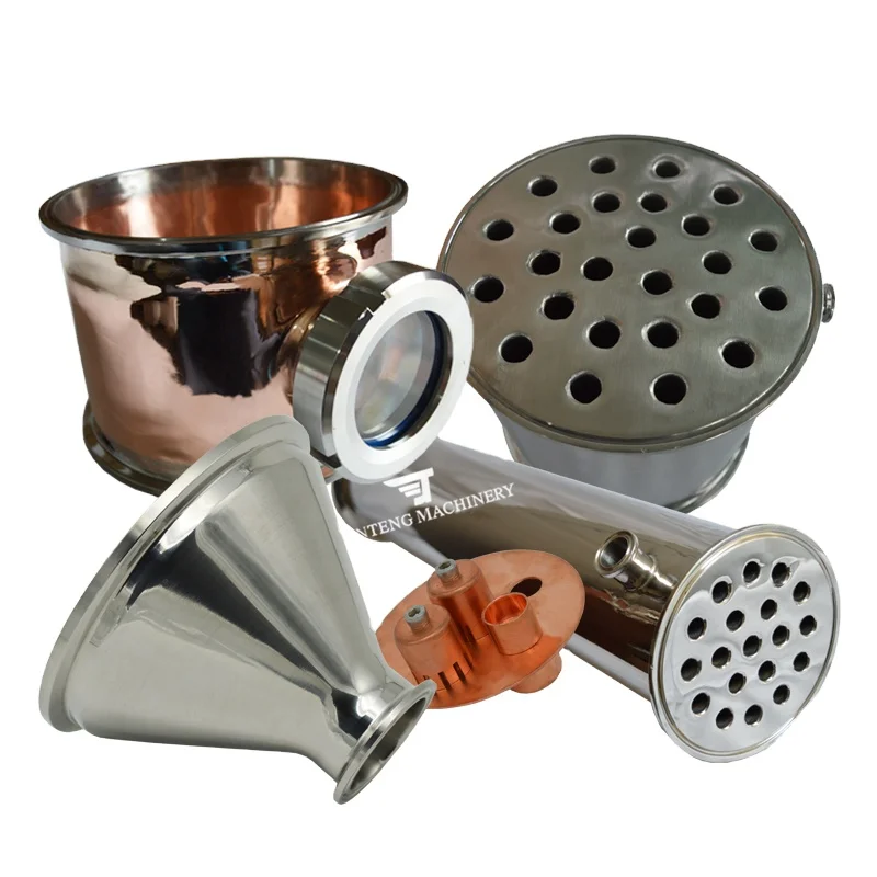 New High-quality Gallon Vodka Distilling Equipment Bubble Plate Distiller