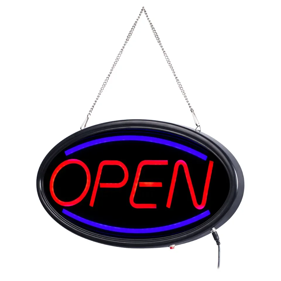 Открытая рекламная доска Электрический дисплей светодиодный неоновый свет для помещений водонепроницаемый знак