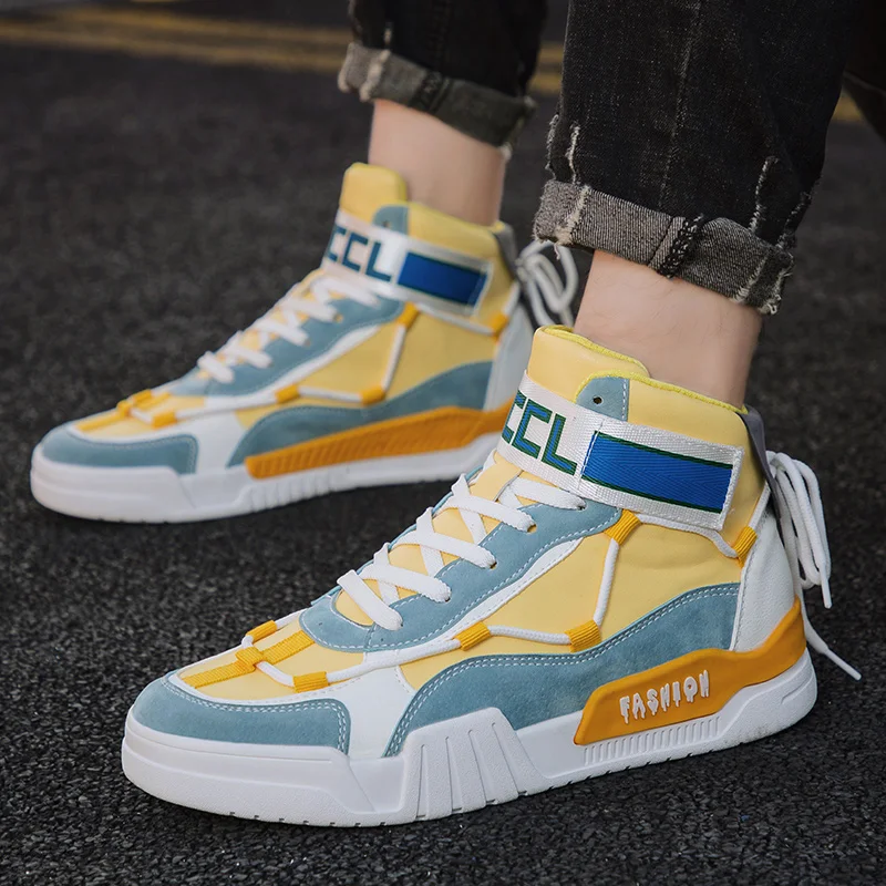 
multicolor shoes wholesale price shoes Running Casual Canvas high top sneakers shoes for men 