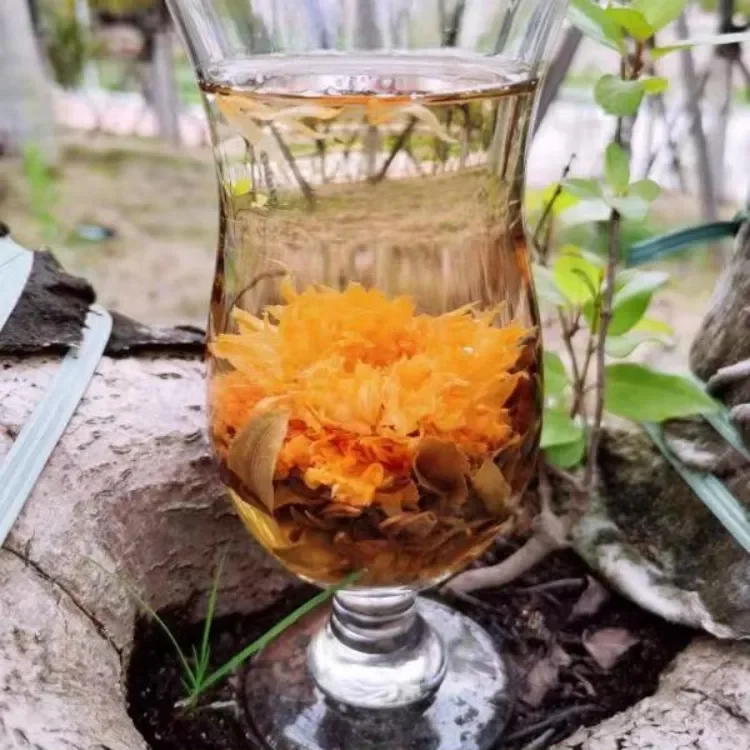 Specialty Health Tea Flower Tea Balls Test Tube Flower Bulb Blooming Tea Immunity Strengthening Packaged in Box