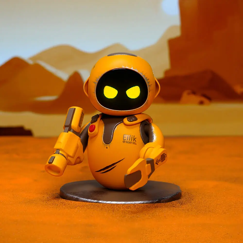 Hot selling Yellow Emo Interaction Eilik Robot Toy Smart Companion Pet Robot dest toy