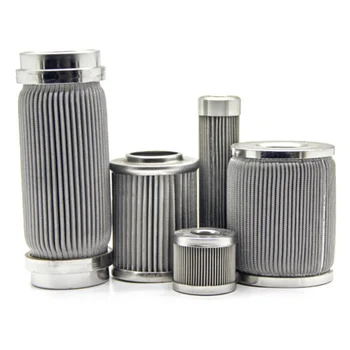High Quality 304 Stainless Steel Sintered Fuel Wire Mesh Pleated Woven Mesh Filter Element