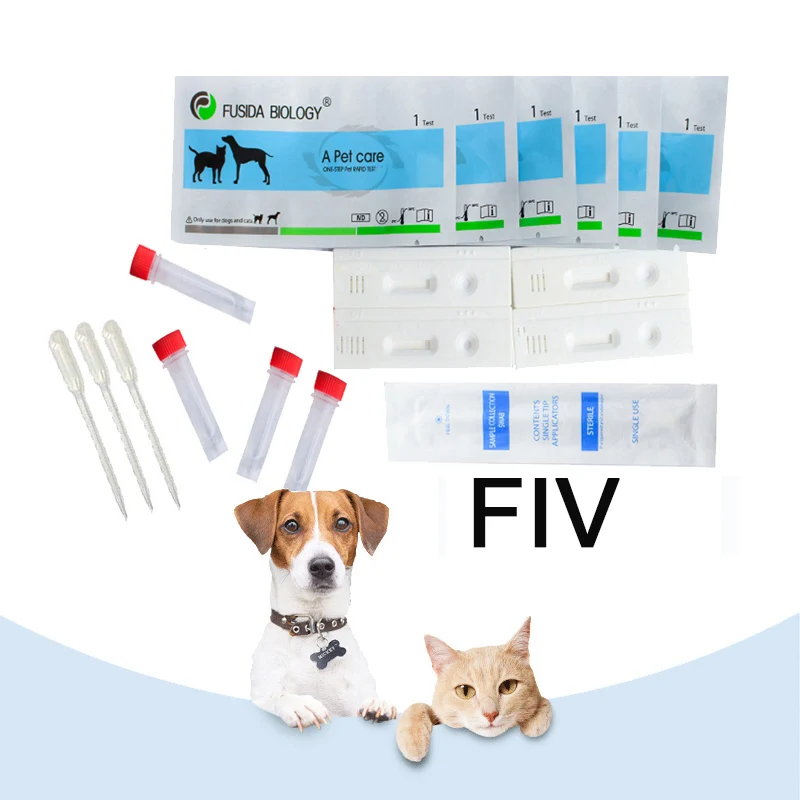 Vet Quick Diagnosis Feline Immundeficiency Fiv Test Cassette