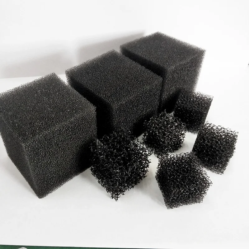 China Filter Foam Factory Custom 30 Ppi Polyurethane Foam Filter Sponge With Open Cell Multifunctional Aquarium Filter