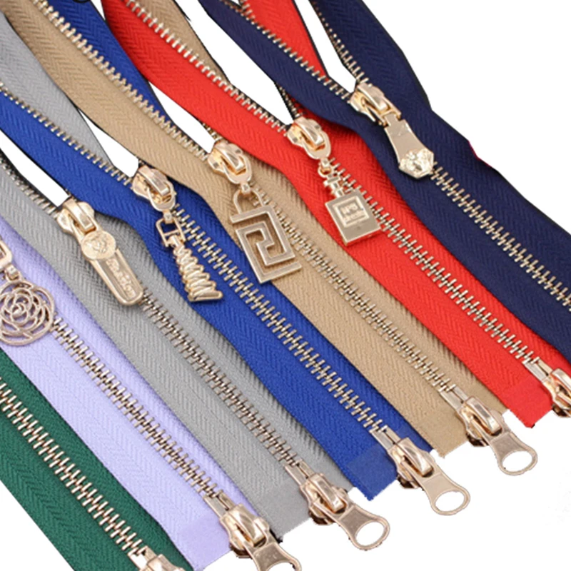 Factory Direct Supply Good Price Bag Jeans Jackets Custom Metal Zipper OEM backpack zippers