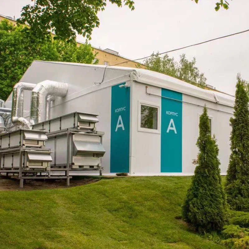 
China prefabricated light exhibition hall with customized design 