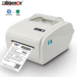 4 inch high speed thermal label printer with USB Compatible with Ebay Amazon FedEx UPS Shopify USPS