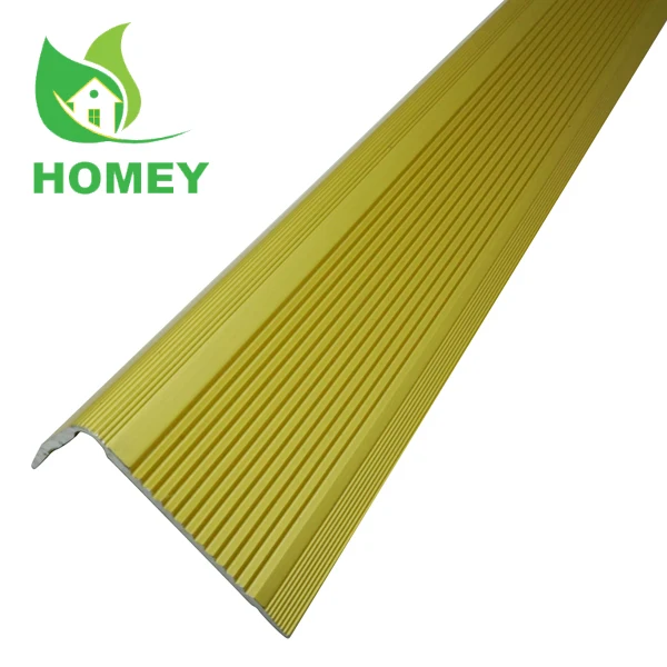 
various surface treatment tape anodized aluminium angle stair nosing 