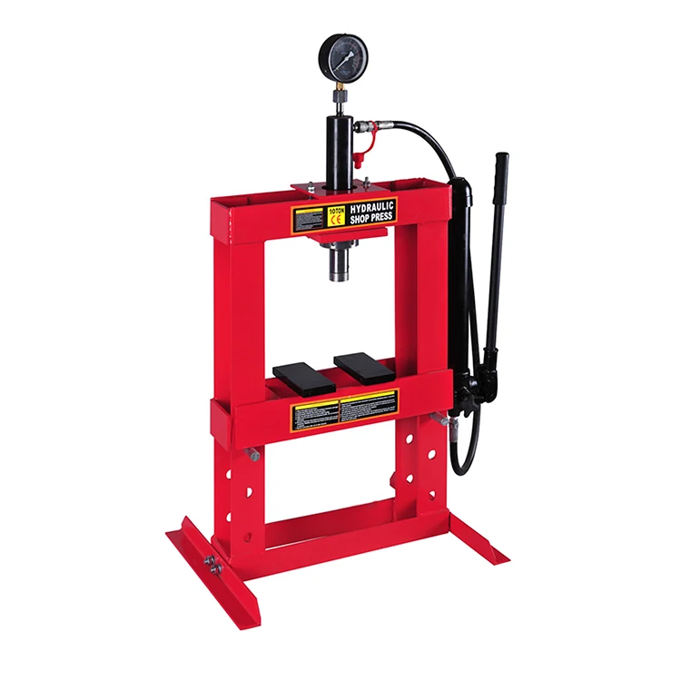 High quality hydraulic shop press hydraulic shop press with gauge