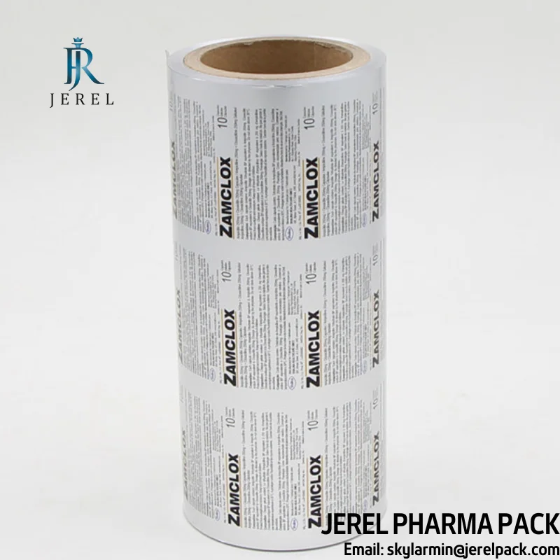 JEREL фармацевтическая цветная алюминиевая блистерная фольга ptp
