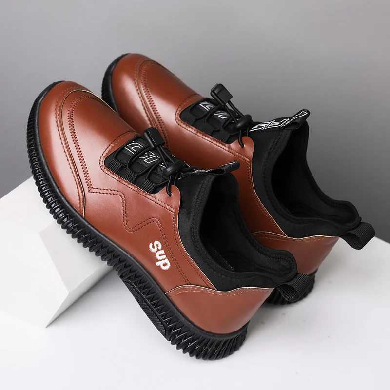 Fashion Men Fashion Pu Leather Boots Casual Shoes