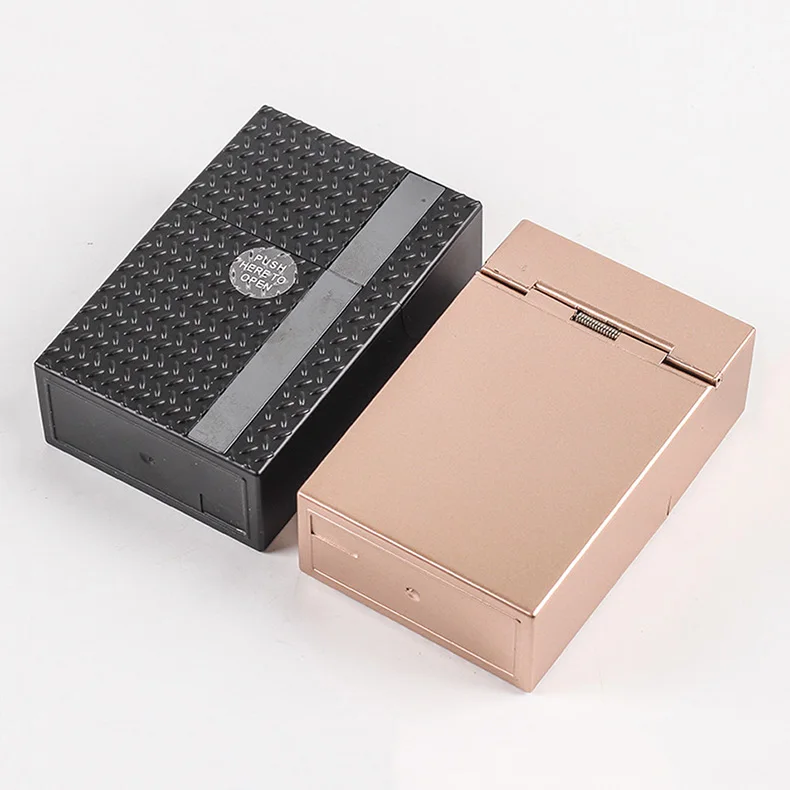 XY105CCP03-M New Design Cigarette Case Household Male 20pcs Capacity Cigarettes OEM LOGO Tobacco Smoking Accessories