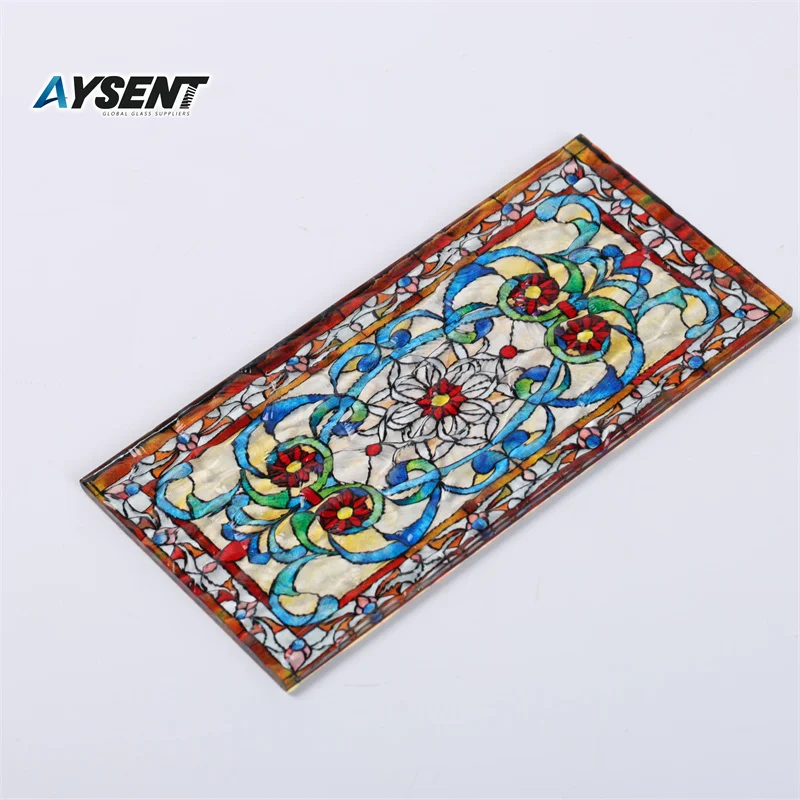 Customized Pattern Design Insulated Stained Glass for Church Cathedral Arena for Outdoor Decoration