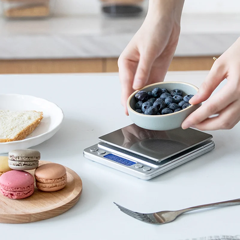 3kg Digital Kitchen Coffee Scale OEM Customized Rechargeable ROHS Weighing Scale