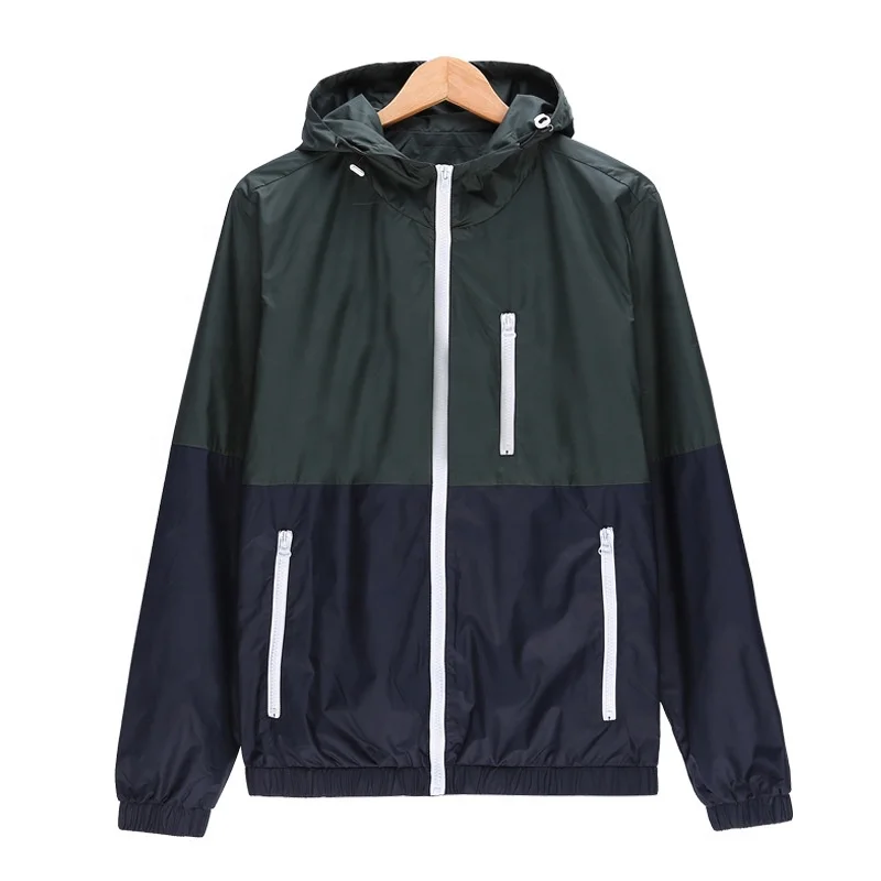 2024 Casual Fashion Zip Up Hooded Jackets Slim Fit Sports Jacket Outdoors Unisex Windbreaker