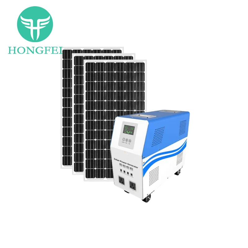 Off Grid Solar Power Photovoltaic Generator System With Panel Completed Set For Home