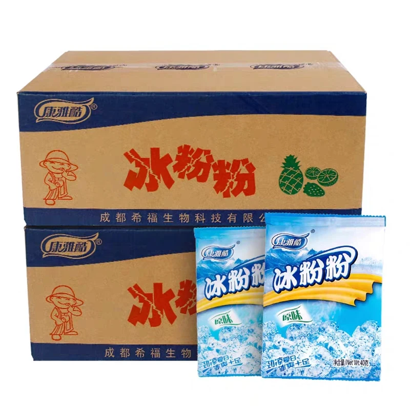 
Chengdu snack kangyaku ice noodles Chinese cold noodles hot pot companion transparent flour 