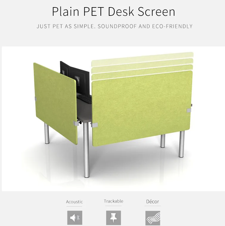 plain PET acoustic screen