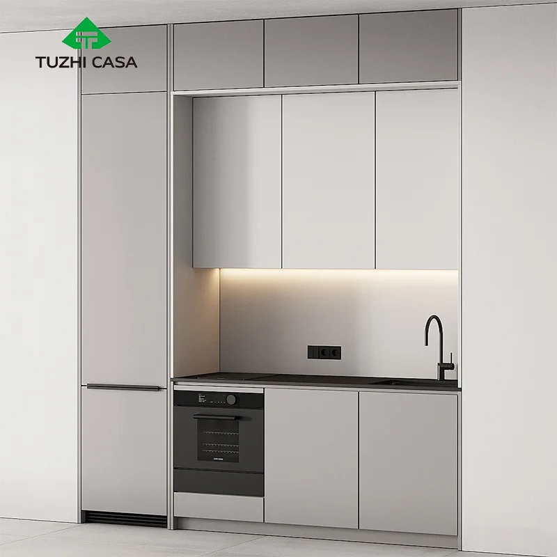 TUZHI CASA современные кухонные шкафы набор мебели производство небольших кухонных шкафов для маленькой комнаты идеи дизайна