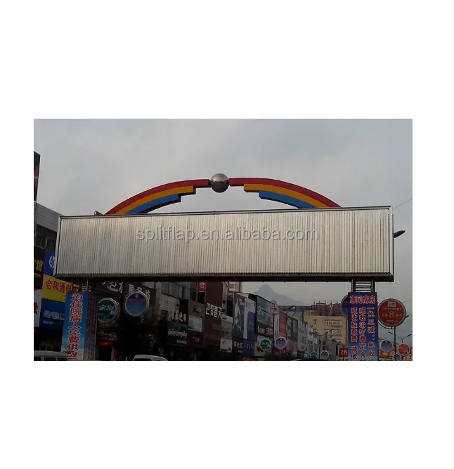 Bridge Advertising Sign Aluminum Material Tri-vision Billboard trivision billboard