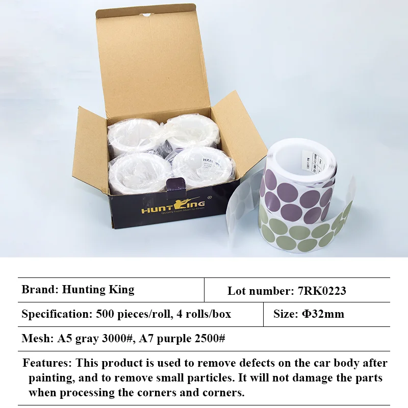 HK466LA Abrasive Belt Roll Sandpaper 3000 for finishing and restoration