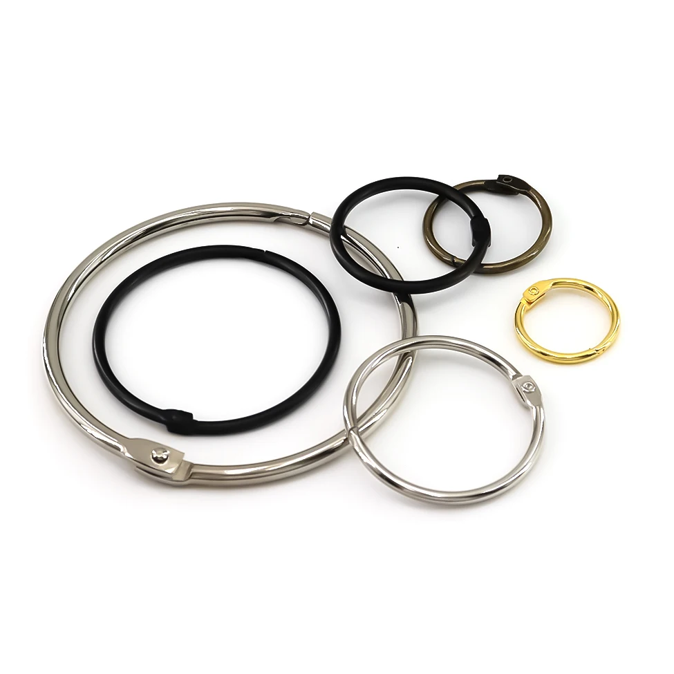 2022 Popular Book Binding Ring Convenient Metal Loose Leaf Book Binder Rings Book Ring