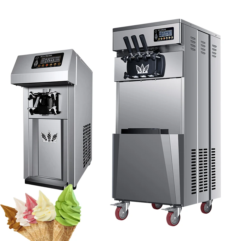 Ice Cream Cone Making Machine Commercial Ice Cream Machine Stick Soft Ice Cream Vending Machine