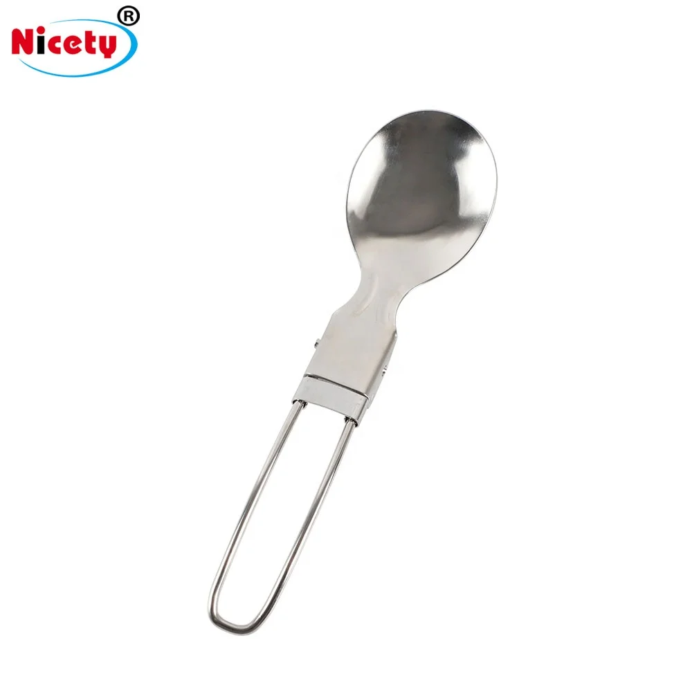 Складная посуда для кемпинга из нержавеющей стали, подходит для детей, вилка, ложка, нож