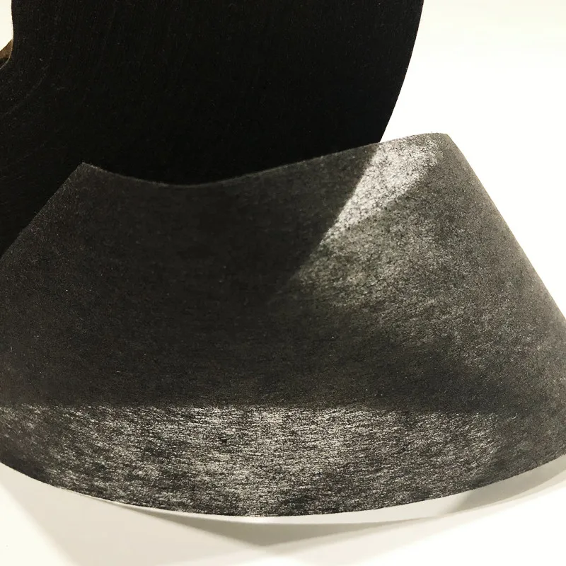 Ultrathin Activated Carbon Fiber Cloth Black Non-woven Fabric With Good Air Permeability For Gas Disposal