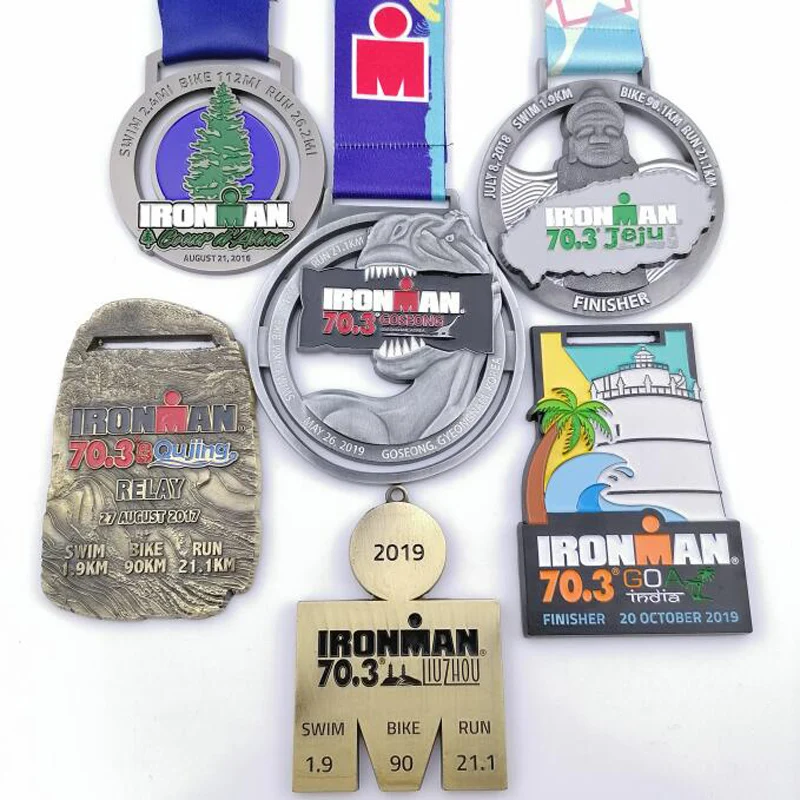 Custom Logo Medal Blank Gymnastics Military Medals Sport Souvenir Medals With Ribbons