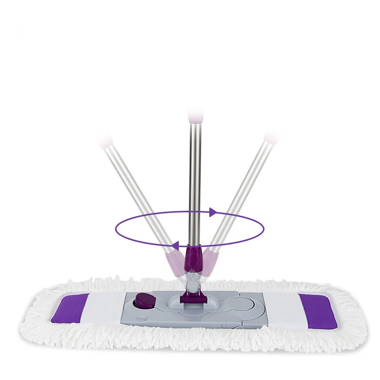 Household 360 roating Microfiber Flat Mop Magic Washing Mop set with replacement  Mop head