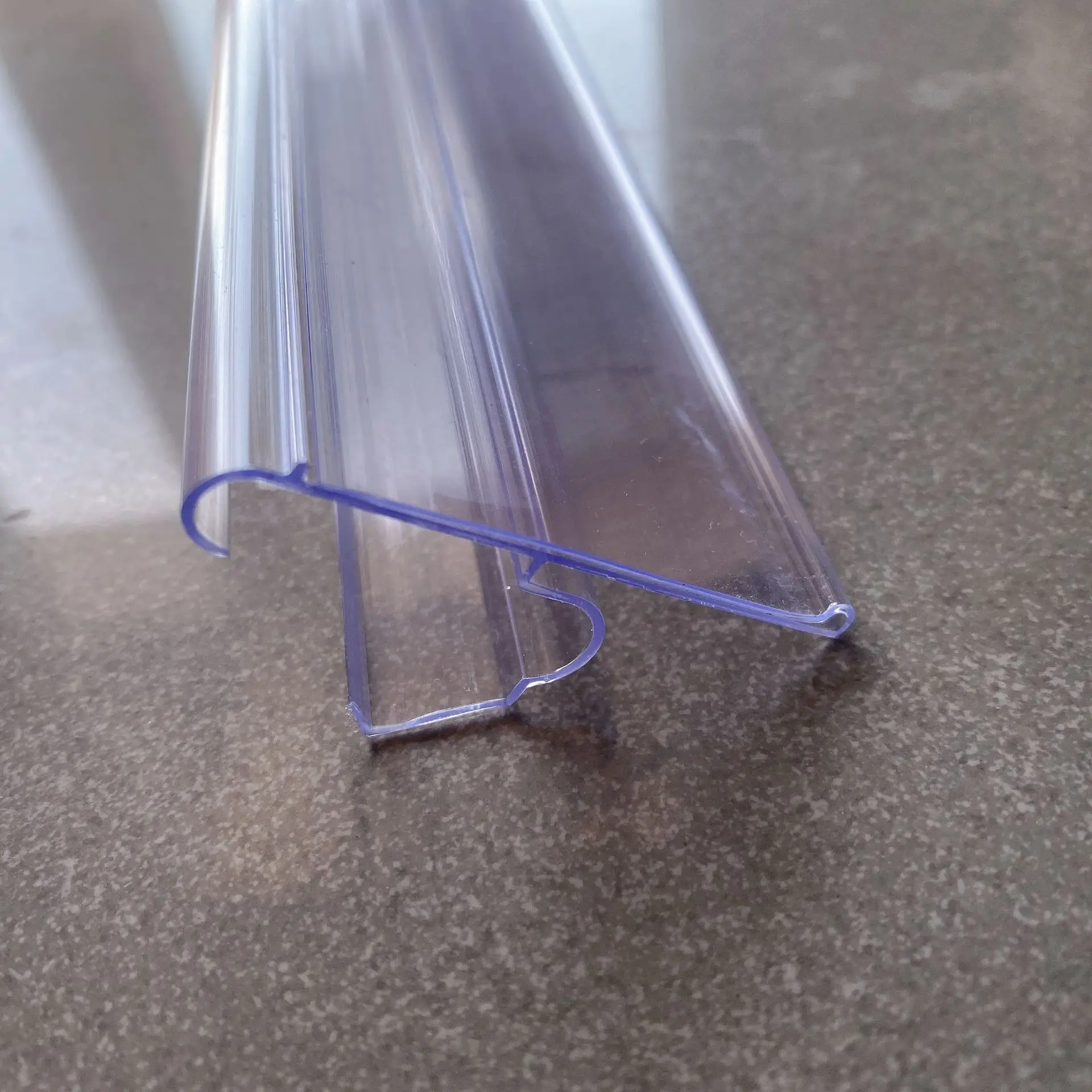 PVC Supermarket Display pvc plastic price tag sign label display holder