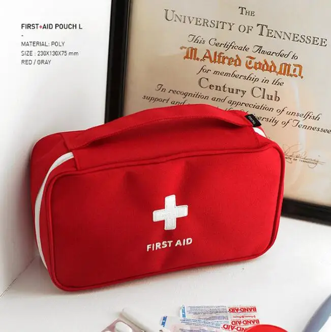 Cheap storage waterproof oxford first aid emergency kit bag