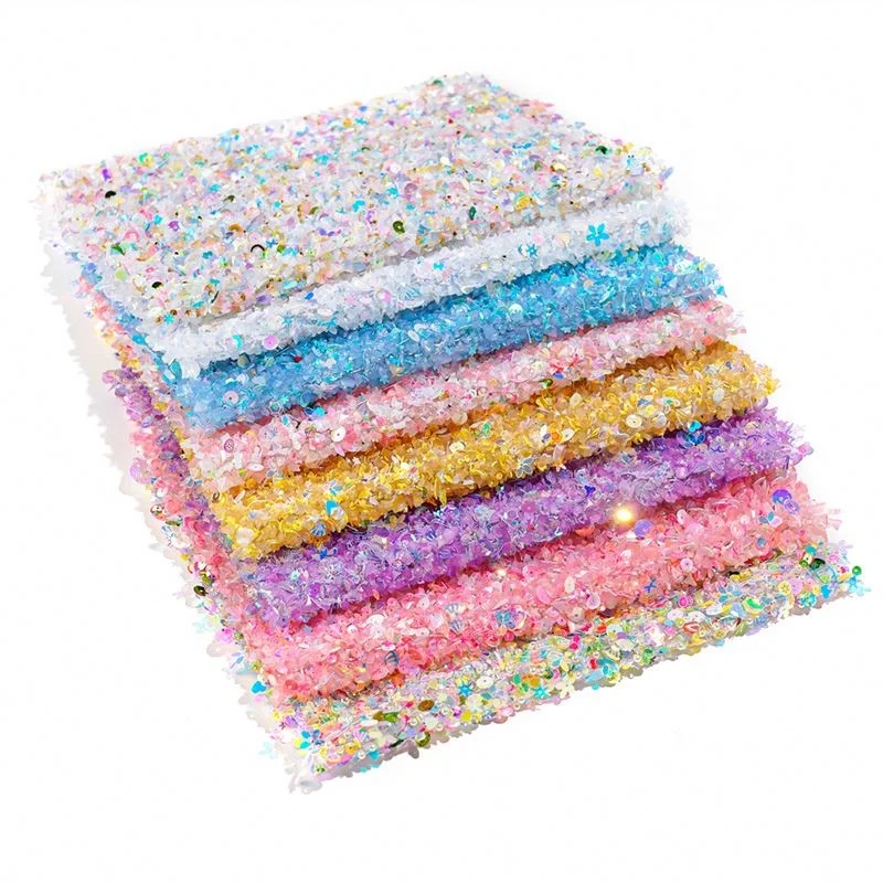 2024 New Design Sequins Nail Table Mat Nail Art Tool Manicure Holder Pads 40*24cm Nail Display